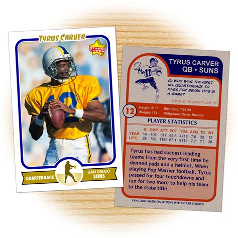 sport player cards